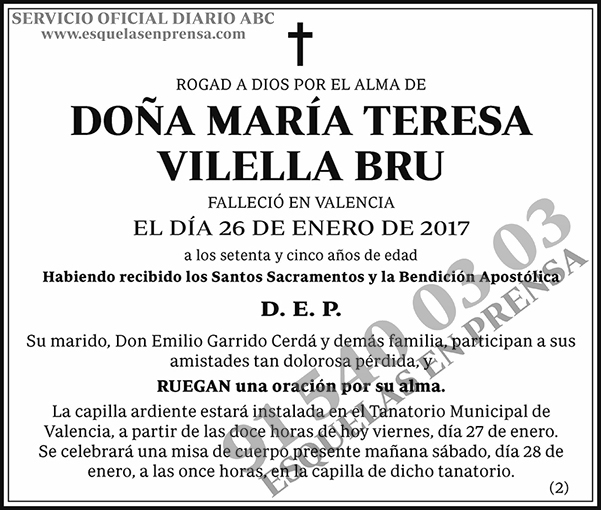 María Teresa Vilella Bru